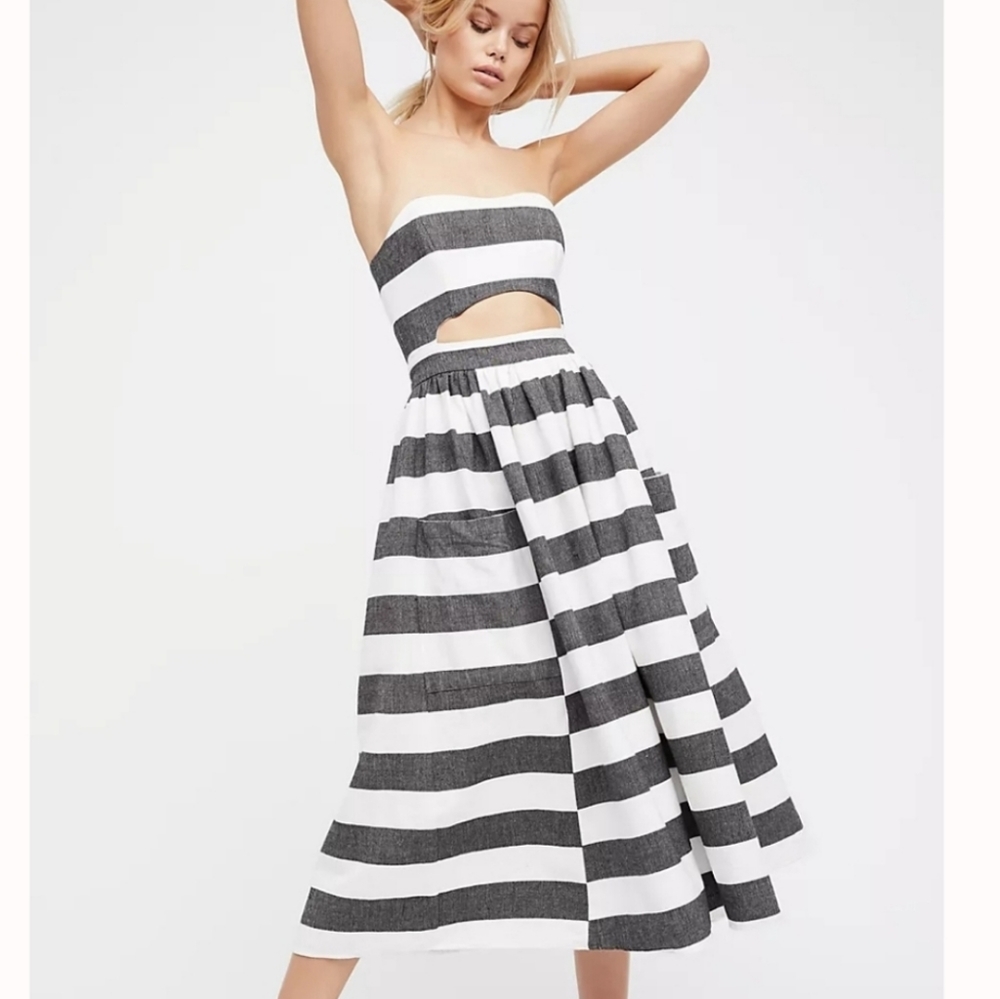Mara Hoffman Cut Out Midi Dress